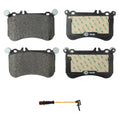 Hella Front Low-Met Disc Brake Pad w/Sensor Kit for Mercedes CLS550 SLK55 (C218 R172)