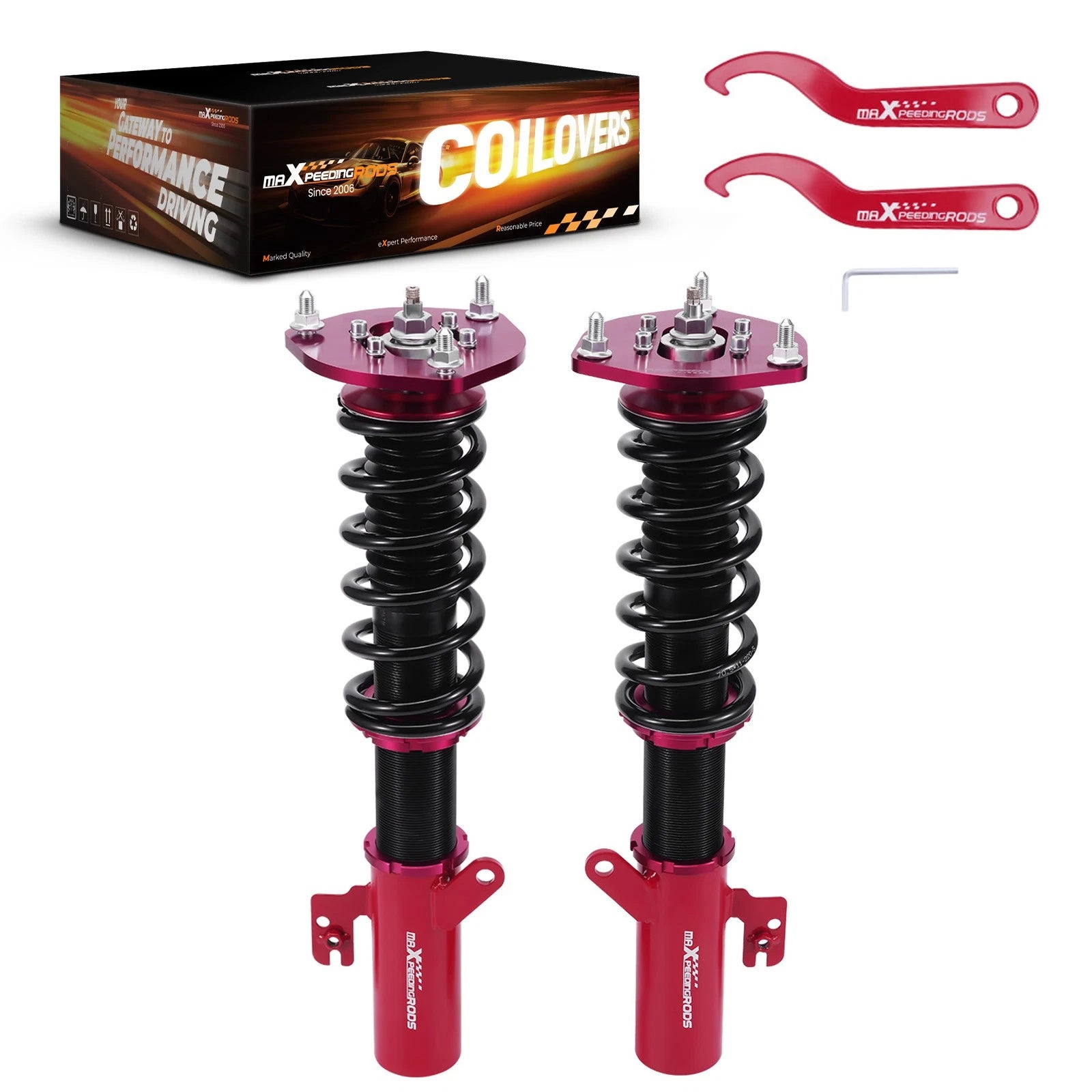Coilover Shocks Struts Kit for Toyota Avalon Camry (2007-2011) Adjustable