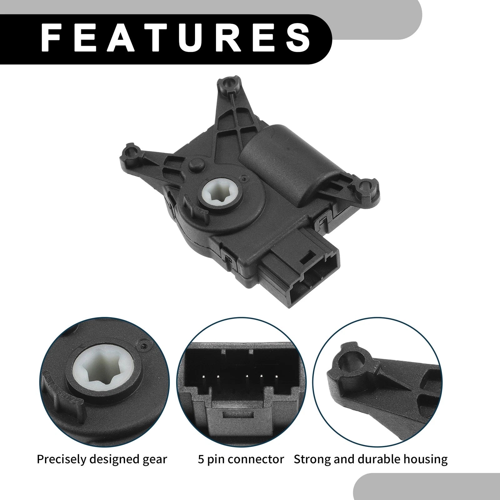 HVAC Heater Blend Door Actuator No.3C0907511A for Volkswagen Golf (2007–2017)