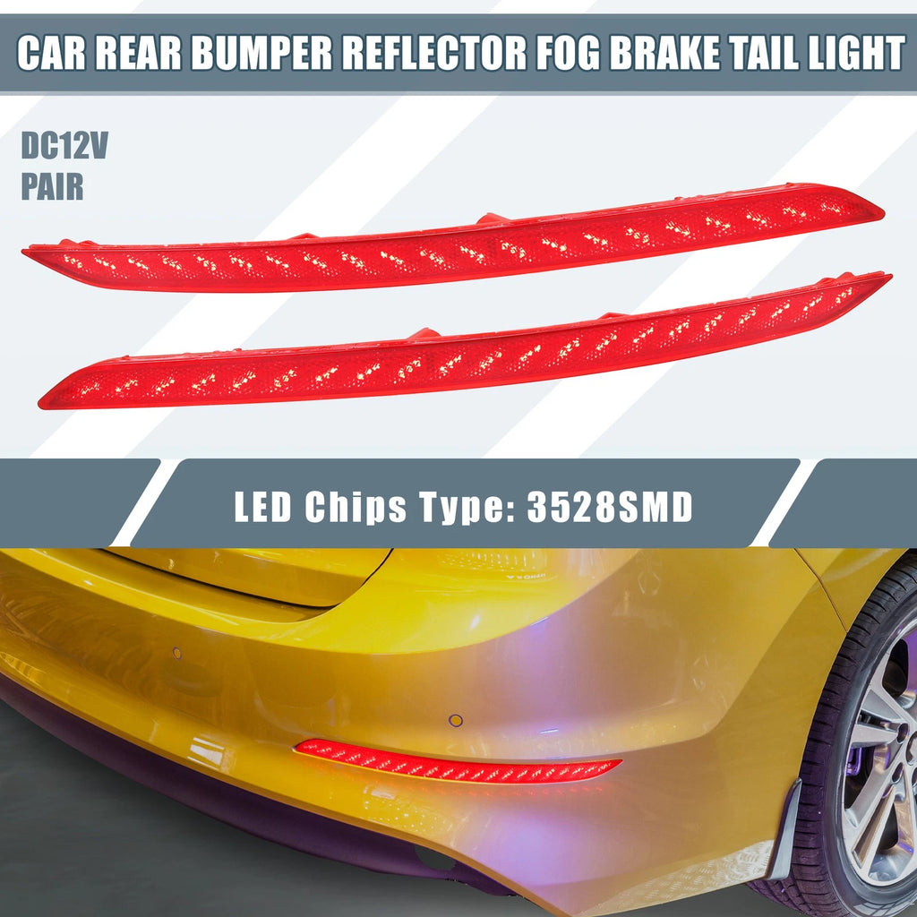 2X Rear Bumper LED Brake Tail Turn Signal Light for Hyundai Elantra (2016–2018) 703820390374