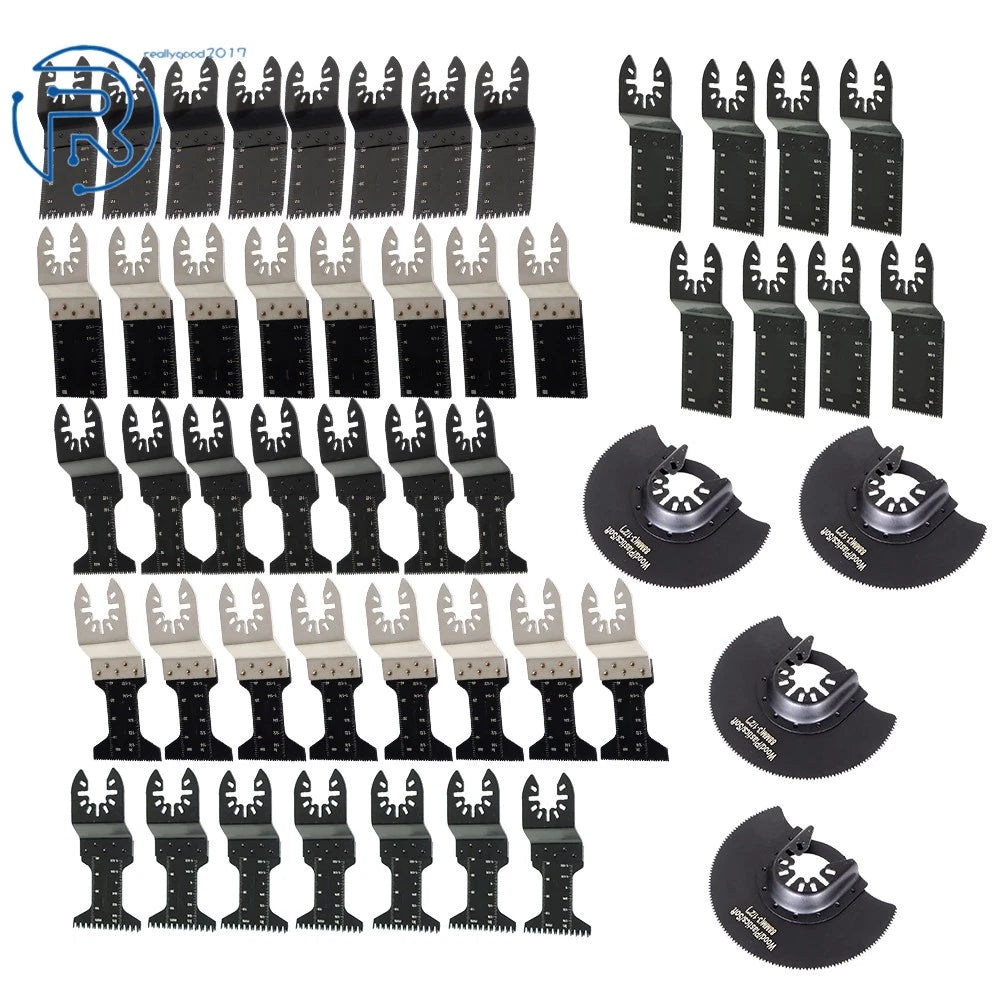 50Pcs Oscillating Tool Blades for Universal Multitool