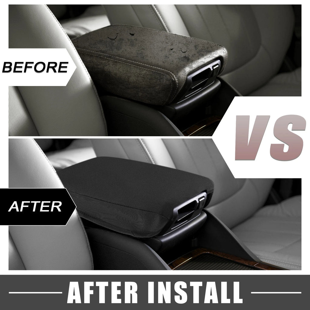 Center Console Armrest Cover for Nissan Sentra (2013–2019) Black