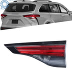 Right Inner Tail Light Lamp for Toyota Sienna LE XLE (2021-2022)
