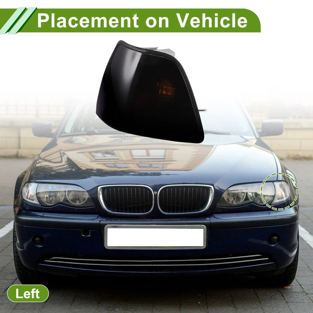 1 x Left Corner Signal Light Cover for BMW 3 Series (1992-1998)