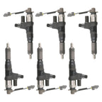6 Diesel Fuel Injectors for Hino J08E (SK350-8, SK200-8, SK210-8, SK250-8, SK330-8)