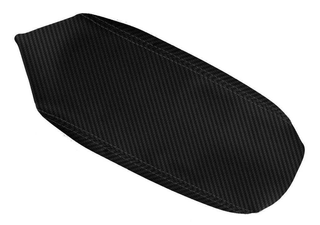 Carbon Fiber Console Lid Armrest Cover for Mitsubishi Lancer (2008–2016)