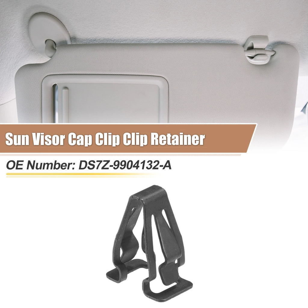 2X Sun Visor Cap Clip Retainer No.DS7Z-9904132-A for Ford Edge (2015–2023)