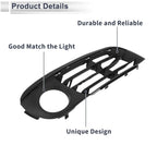 1 x Front Right Fog Light Grill for BMW 528i Black (2014 - 2016)