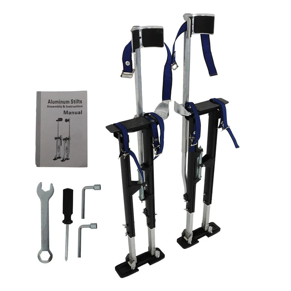 Adjustable Aluminum Alloy Drywall Stilts for Painting (36" - 48")