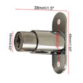 Set of 2 Cabinet Push Plunger-Lock Cylinder Locks for Home Tool