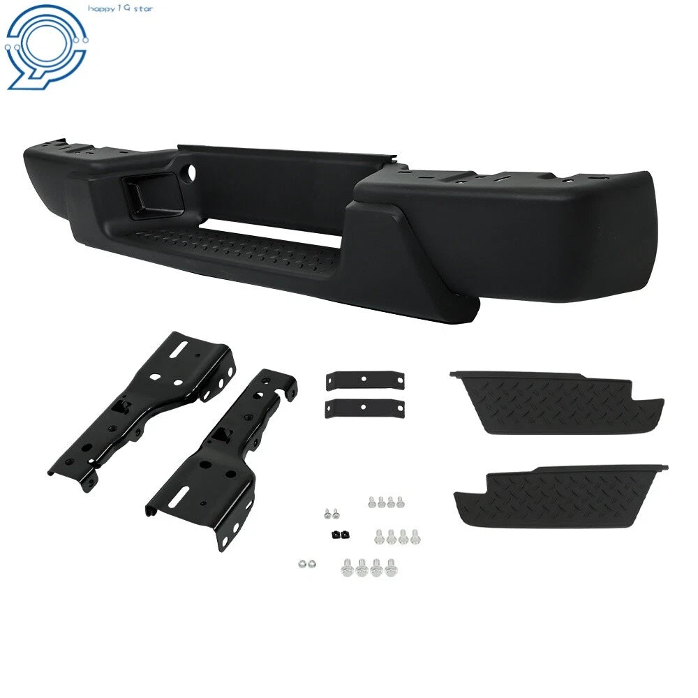Steel Rear Step Bumper Assembly for Chevy Colorado GMC Canyon (2008–2012)