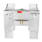 Adjustable Jack Plate for Outboard Boat (6" Polished Aluminum)