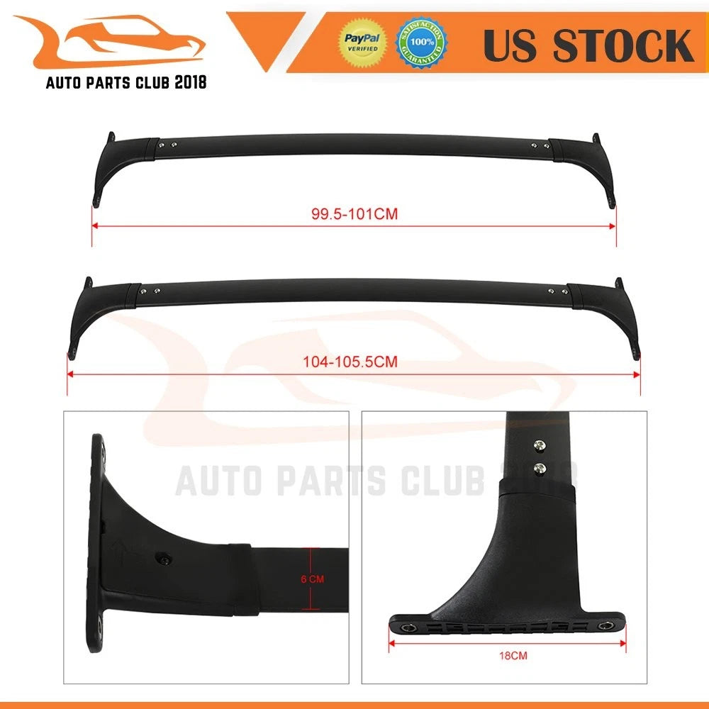 Roof Racks for Nissan Murano (2009–2014) Luggage Cross Bar Kit Carrier Rail