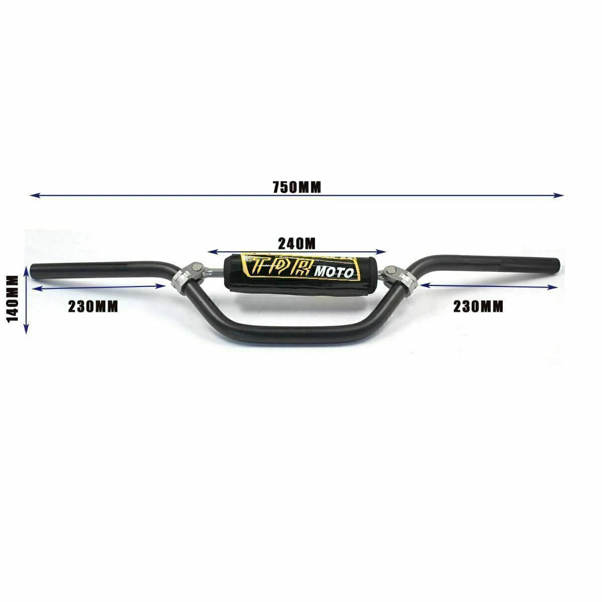 Aluminum Handlebar for Honda CRF TTR (750mm Length, 22mm Diameter)