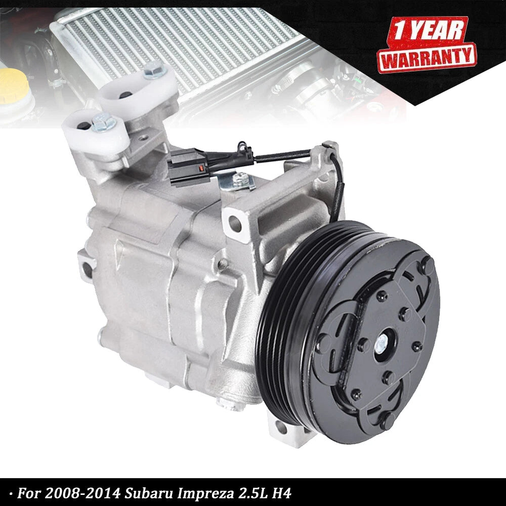 A/C Air Compressor with Clutch for Subaru Impreza (2008–2014)