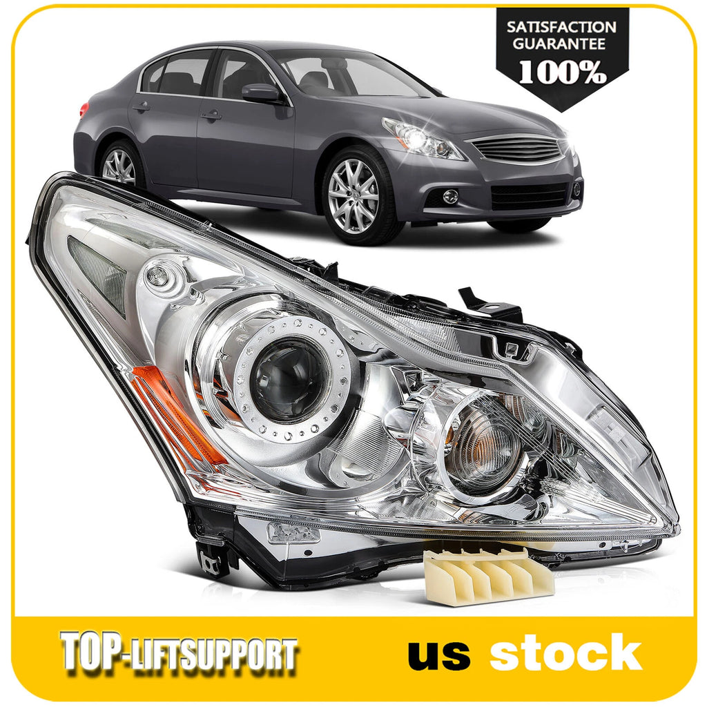 Right Halogen Headlight with Projector for Infiniti G37 (2010–2013)