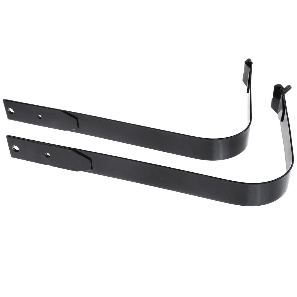 2X Black Fuel Tank Straps for Ford F-250 F-350 Super Duty (1999–2007)