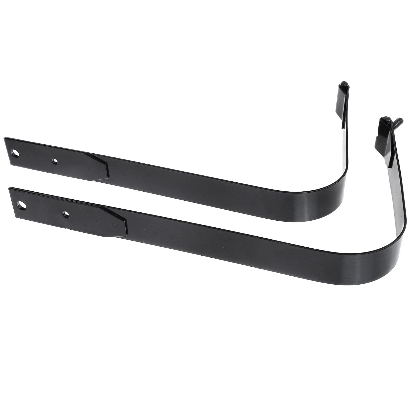2X Black Fuel Tank Straps for Ford F-250 F-350 Super Duty (1999–2007)