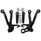 Rear Footrest Peg Bracket for Suzuki GSXR1000 2003-2004 Black