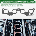 Lower Engine Intake Manifold Gasket for Toyota Corolla (1995–1997) No. 17177-11020