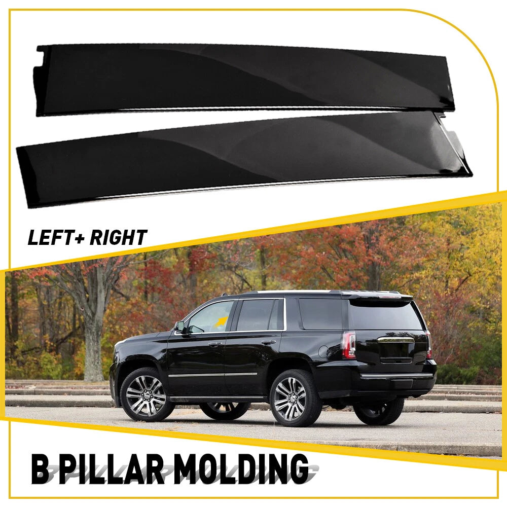 B Pillar Door Trim Molding for Chevrolet Suburban 3500 HD, Tahoe, Yukon (2016–2020)