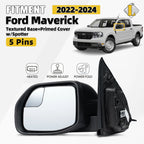 Side Mirror for Ford Maverick (2022–2024) W/Spotter Heated Power Adjust 5 Pin