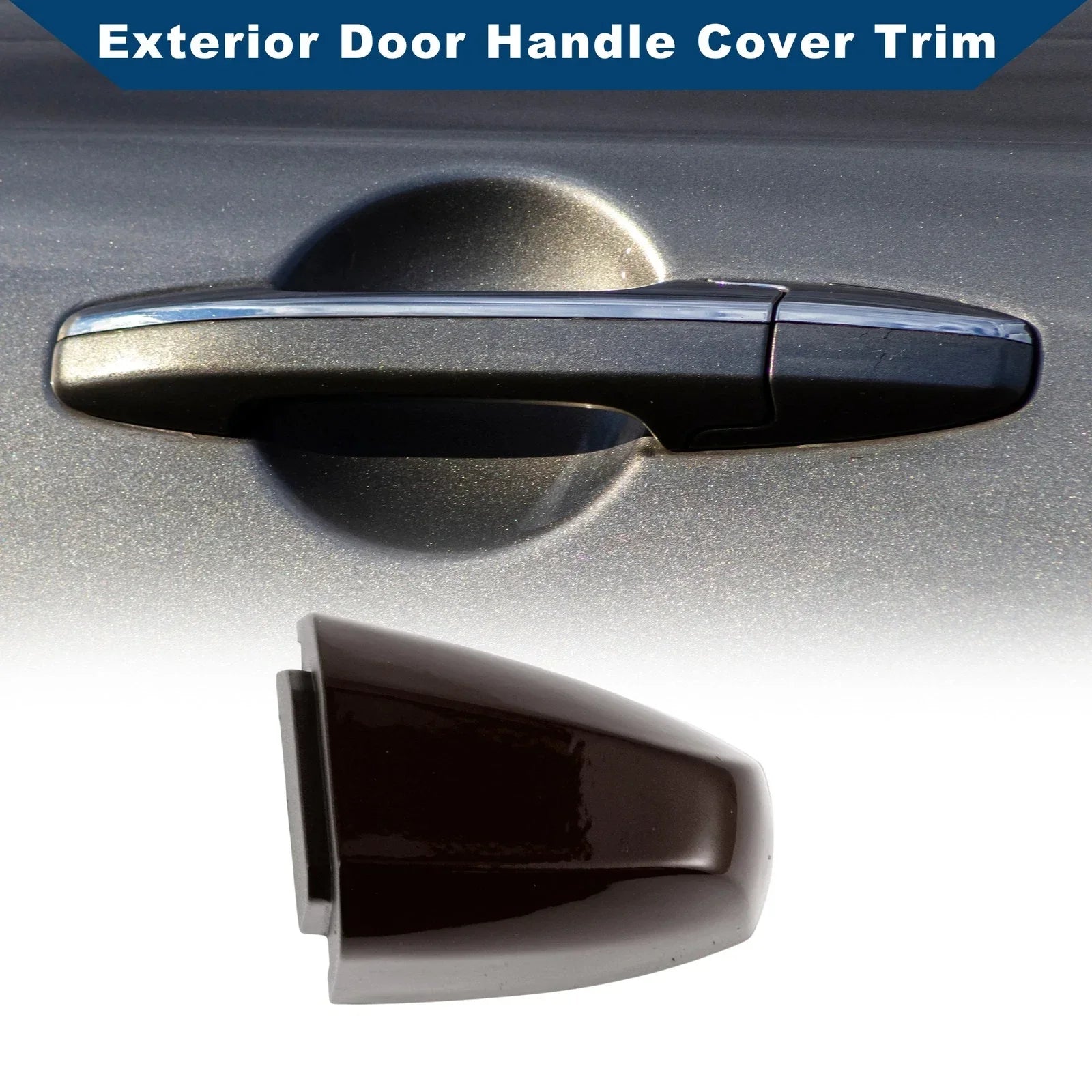 Door Handle Cover Trim for BMW X1 X5 F15 X6 (2014 - 2019) Brown ABS