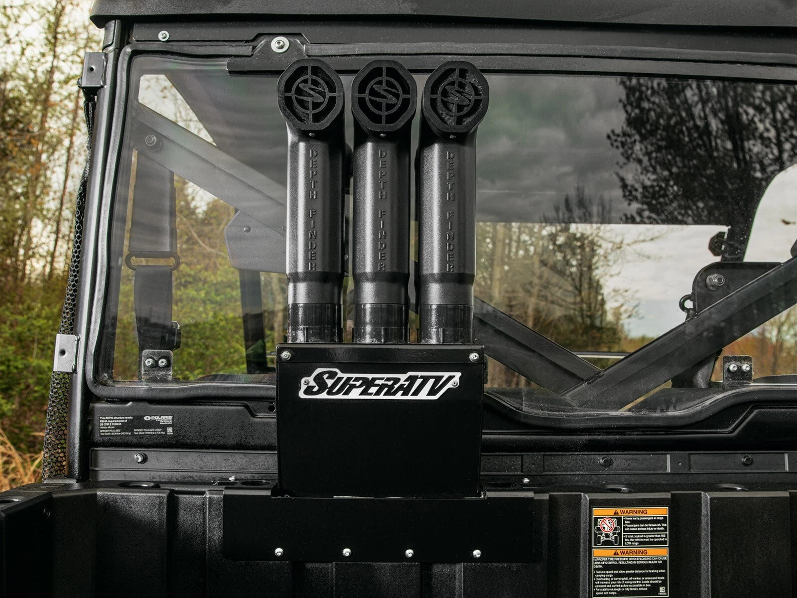 SuperATV Depth Finder Snorkel Kit for Polaris Ranger 1000/Crew (2020–2023)