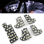 5x Bright White Dome Map Reading Lights for Honda Odyssey (2005-2008)