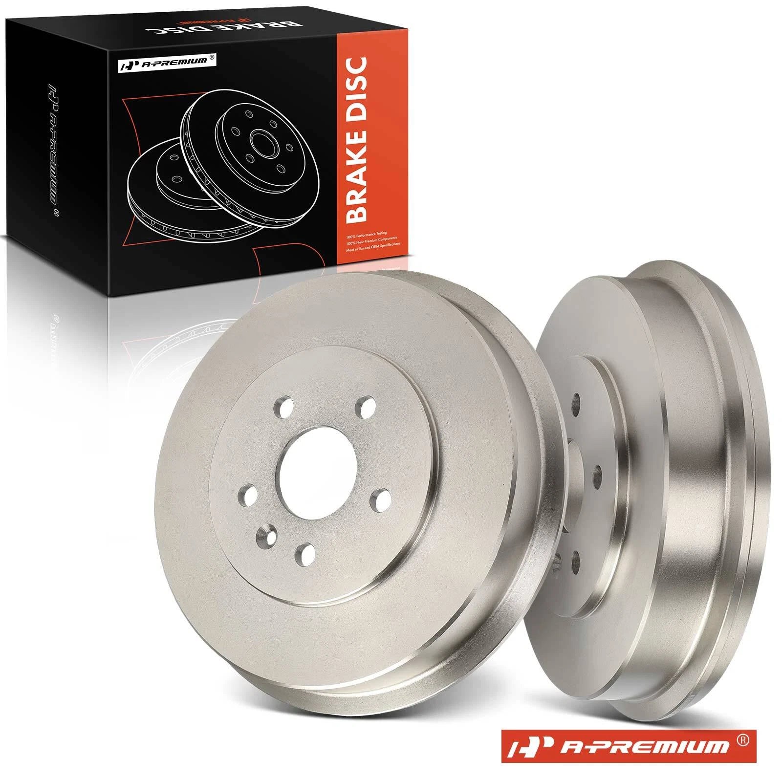 2x Rear Brake Drum for Chevrolet Cruze (2011–2016)