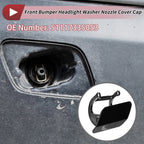 Front Left Washer Nozzle Cover Cap No. 51117335053 for BMW 740i (2013–2015) Black