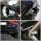 Catback Exhaust Muffler for Honda Civic Si FA5 (2007–2011) 4.5" Rolled Tip