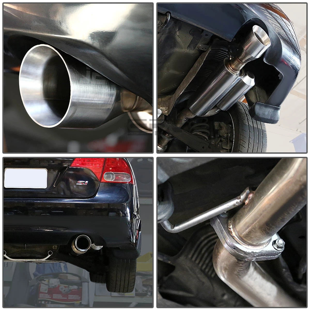 Catback Exhaust Muffler for Honda Civic Si FA5 (2007–2011) 4.5" Rolled Tip