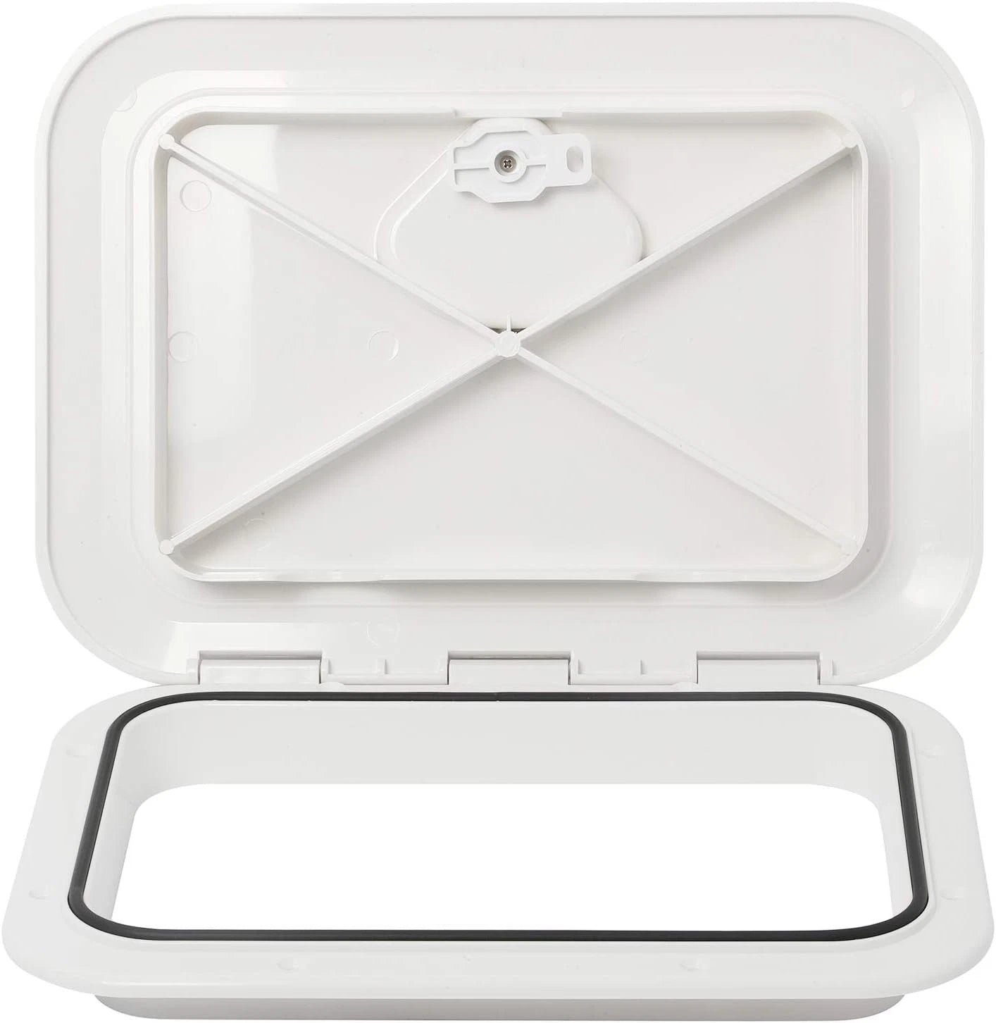 Deck Access Hatch & Lid for Marine Boat (10-5/8" X 14-3/4")