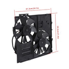 Dual Radiator Cooling Fan Assembly for Cadillac STS (2006–2009)