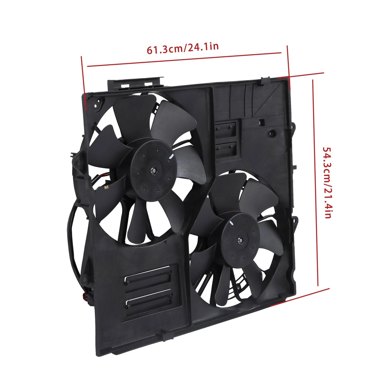 Dual Radiator Cooling Fan Assembly for Cadillac STS (2006–2009)