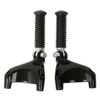 Black Passenger Foot Peg Mount for Harley Sportster XL883 XL1200 (2004–2013)