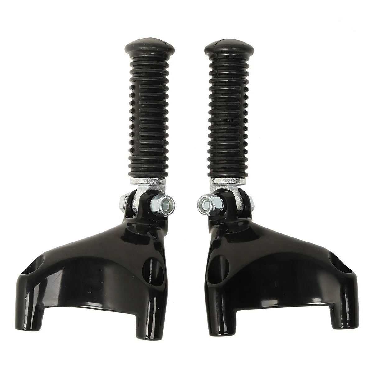 Black Passenger Foot Peg Mount for Harley Sportster XL883 XL1200 (2004–2013)
