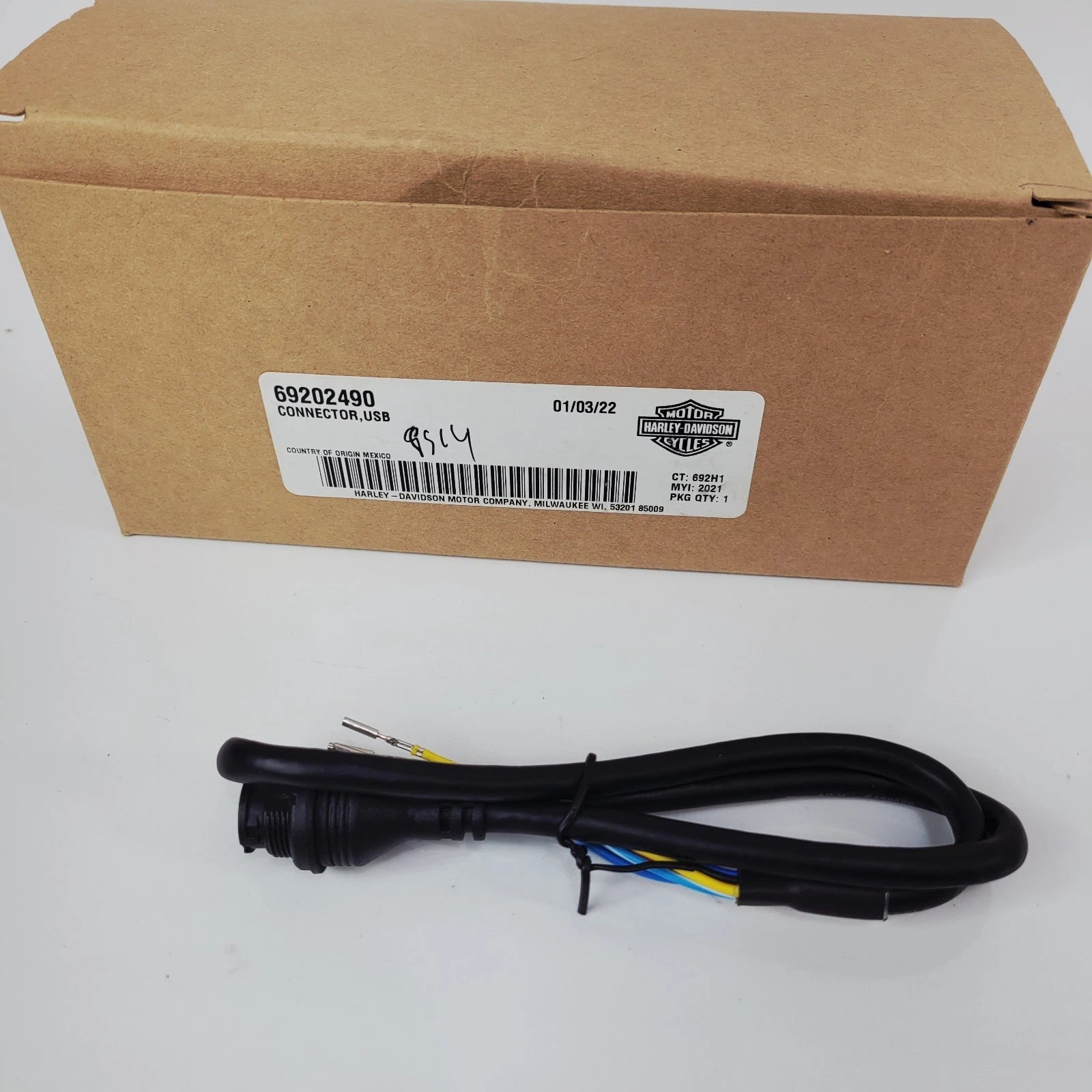 USB Wiring Harness Connector for Harley-Davidson Sportster S (2021–2023) 69202490