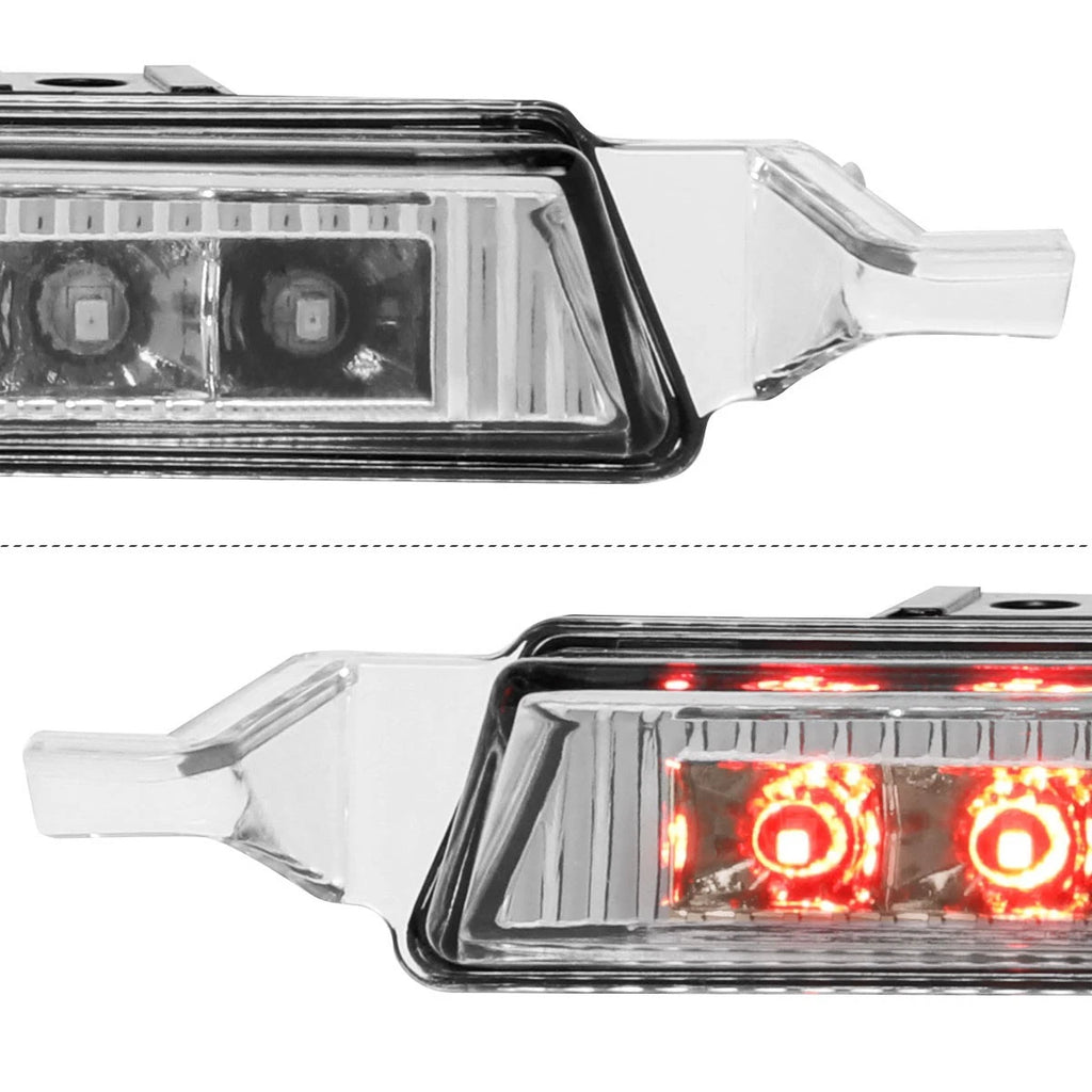 LED 3rd Tail Brake Light Stop Lamp Chrome for Chevy Traverse/GMC Acadia (2009–2017)