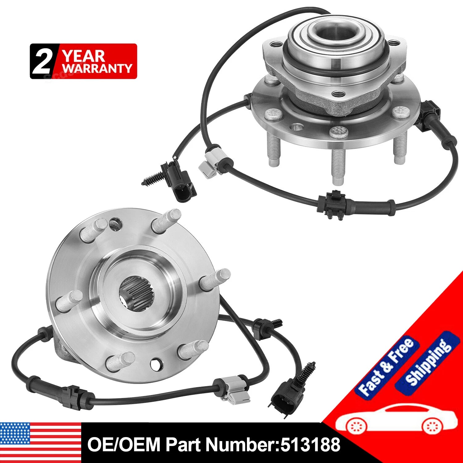 Front Wheel Bearing Hub Assembly for Buick Rainier (2004–2007)