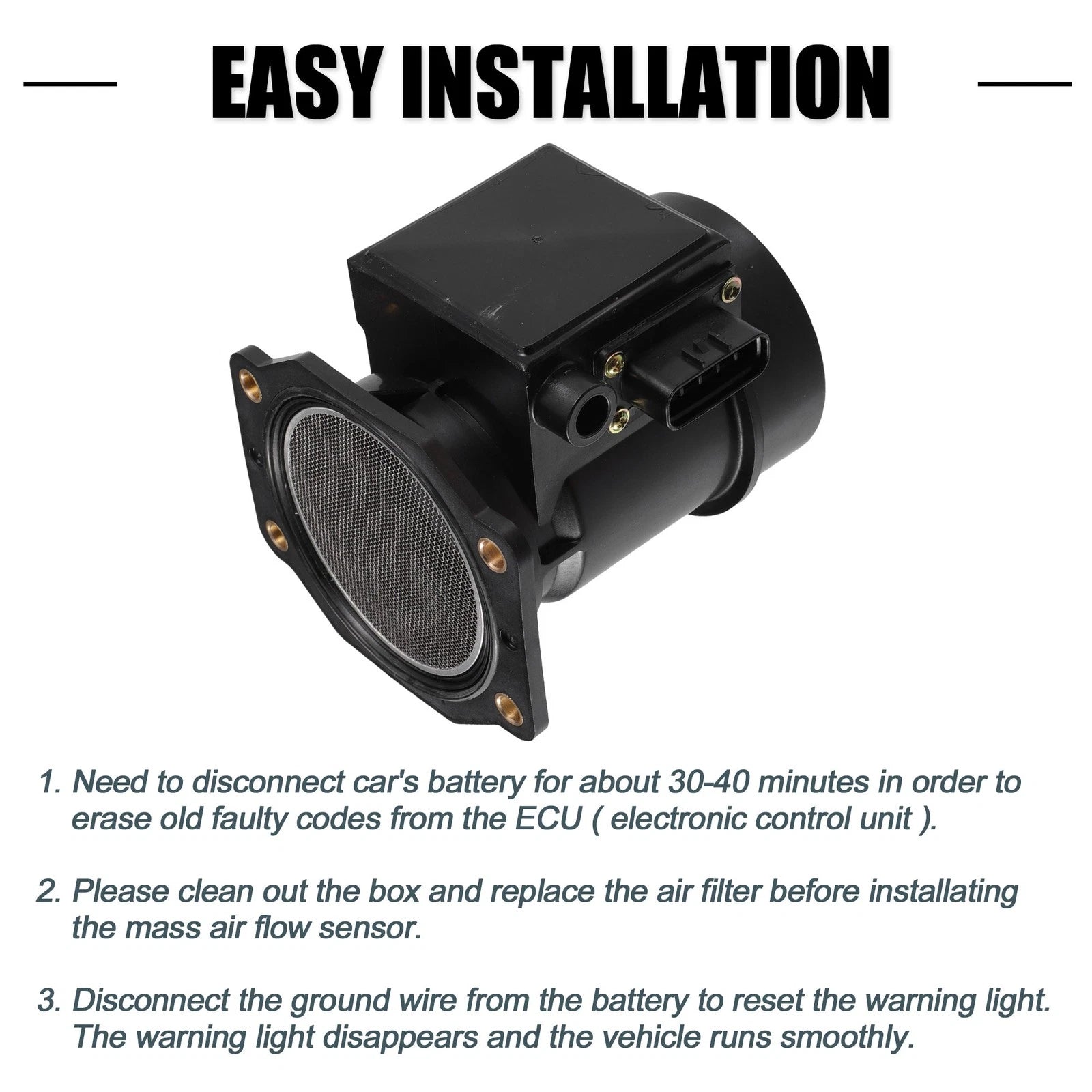 Mass Air Flow Sensor No. 22680-AA200 for Subaru SVX 3.3L (1996–1997)