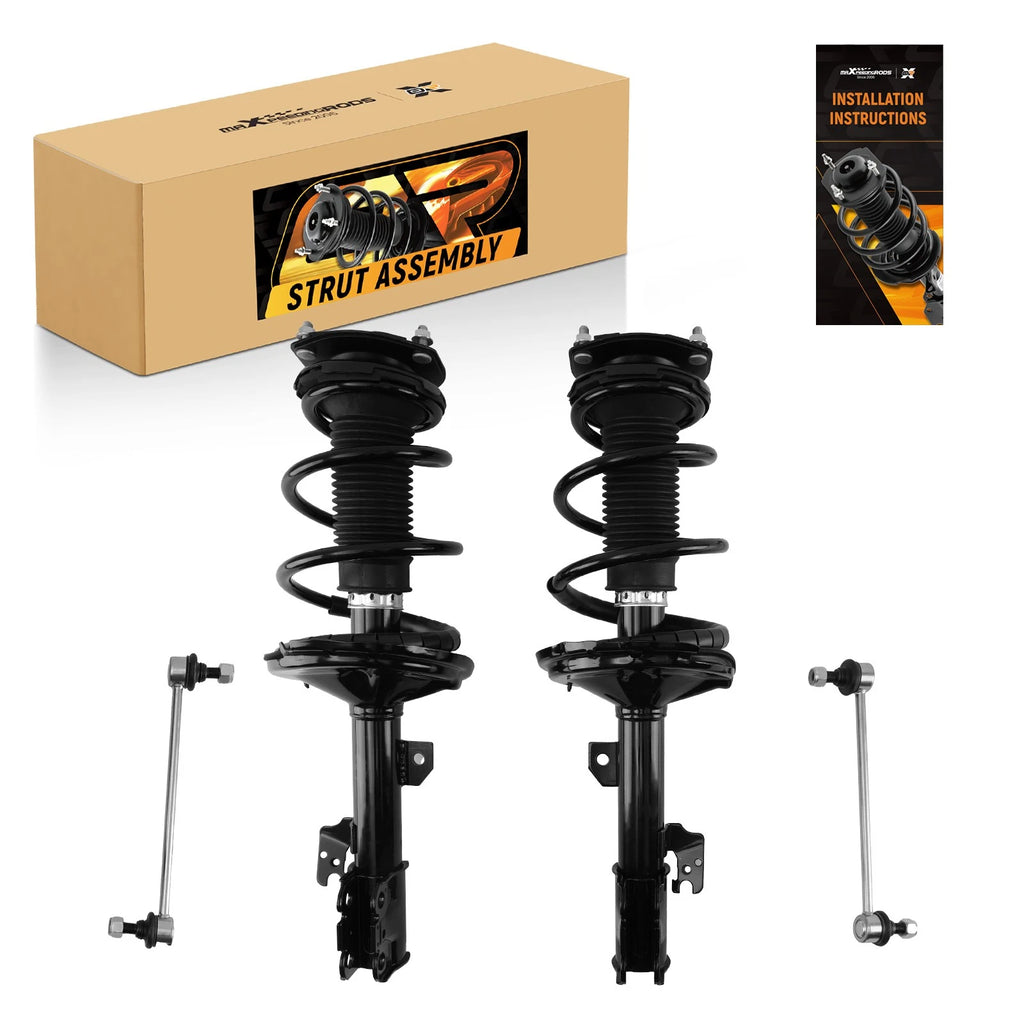 Front Struts w/Coil Spring Sway Bars Kit for 2001 2002 2003 Toyota Highlander