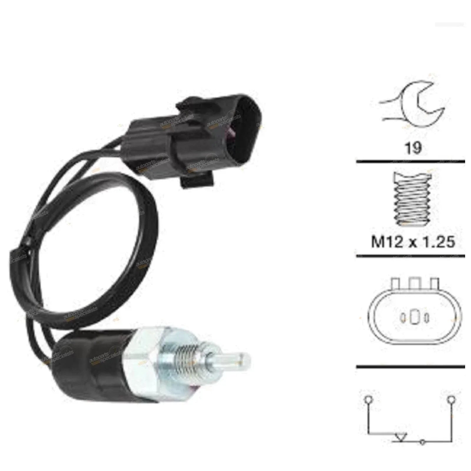 Reverse Light Switch 4X4 for Mitsubishi Pajero NH (1991-1993)
