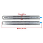 28" Heavy Duty Locking Drawer Slides for Universal Applications