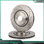 Front Drilled Slotted Brake Rotors for Lexus NX200t NX300h RX350 (2010–2015)
