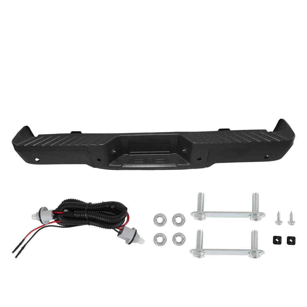 Rear Step Bumper with Sensor Holes for Ford F150 (2009-2014)