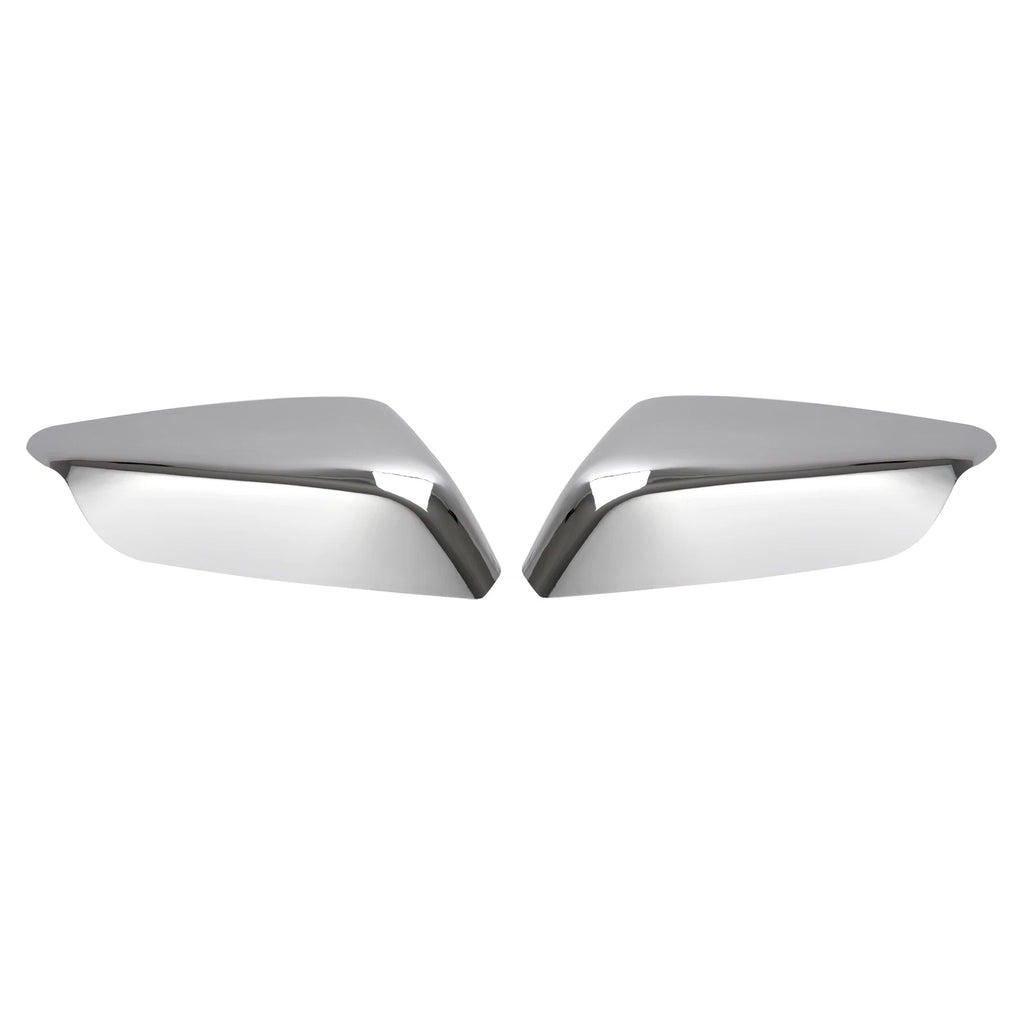 Set of 2 Chrome Mirror Covers for Chevrolet Malibu (2016–2024) w/ Tape & Glue