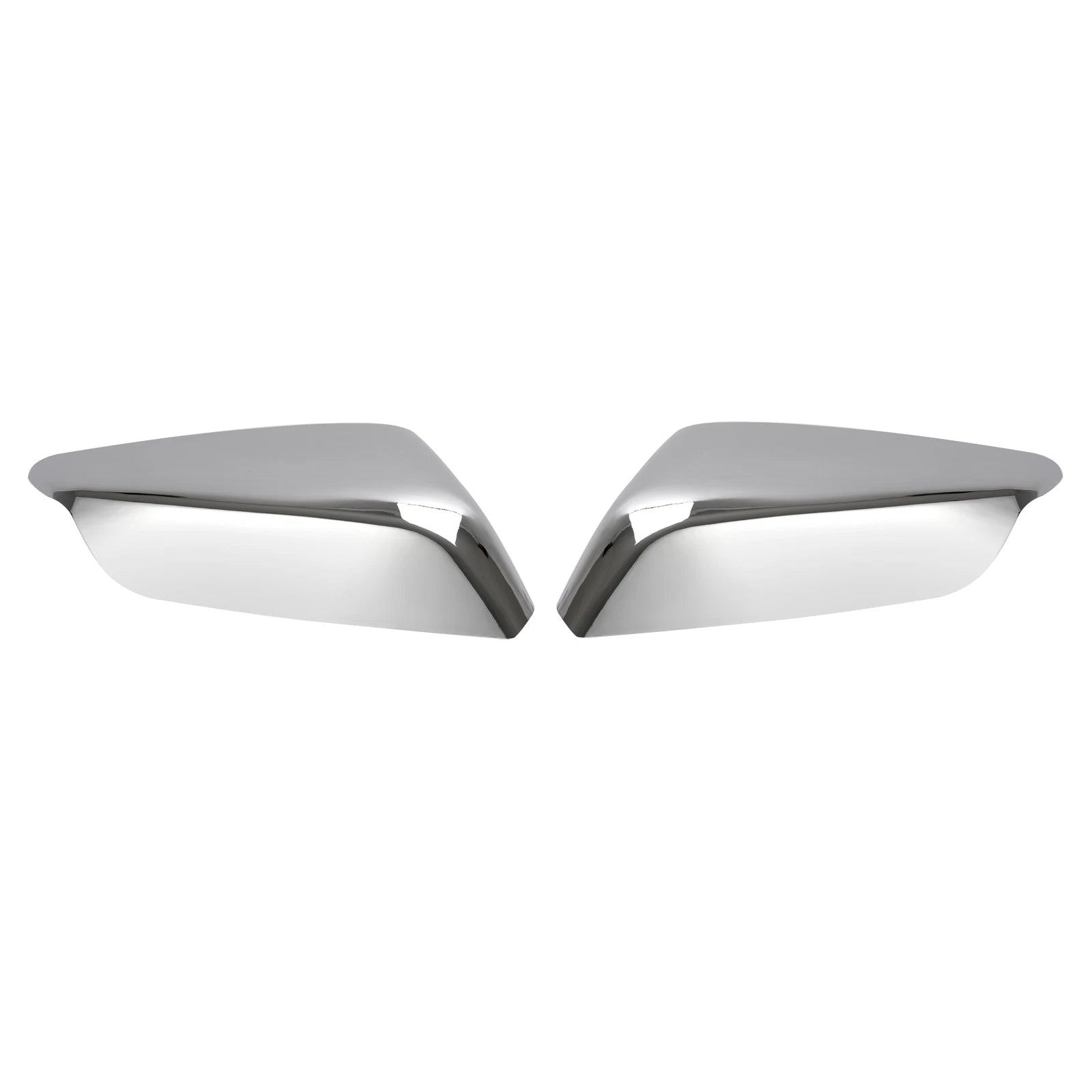 Set of 2 Chrome Mirror Covers for Chevrolet Malibu (2016–2024) w/ Tape & Glue