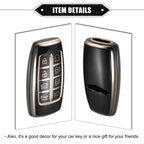 TPU Key Fob Cover Case for Hyundai Smart Remote - Black (No specific years)